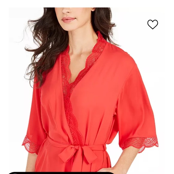 PLUS SIZE LACE TRIM ROBE SIZE 3X - Picture 4 of 4